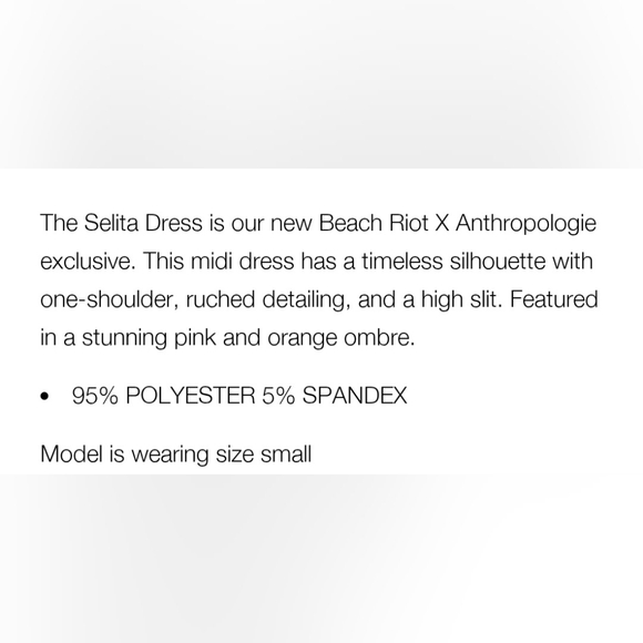 NWT Beach Riot/Anthropologie dress - Picture 9 of 12